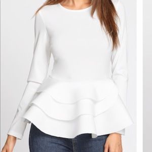 Shein peplum top